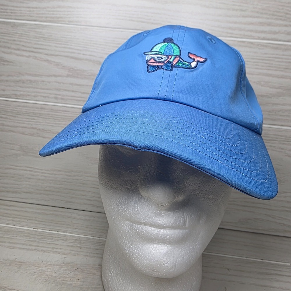 Kentucky Derby Vineyard Vines Whale Hat Stripe 2017 Logo Golf Beach Baseball - Picture 3 of 10